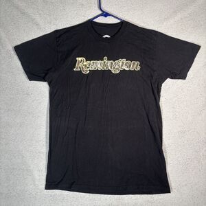 Remington T Shirt Men’s Size L Patriotic USA Grunge Guns Firearms Logo Hunting